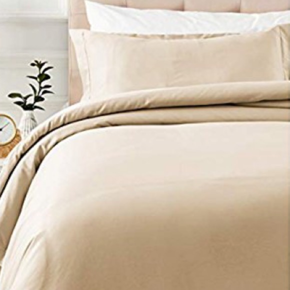 Bedding Nwt Twintwin Xl Duvet Cover Set Beige Poshmark